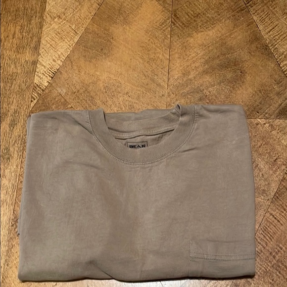 Men's Bear River Workwear XL Brown Pocket T-Shirt - Picture 5 of 6